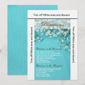 3.5x6 Routebeschrijving Kaart Spring Babys Breath (Voorkant / Achterkant)