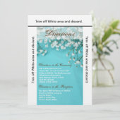 3.5x6 Routebeschrijving Kaart Spring Babys Breath (Staand voorkant)