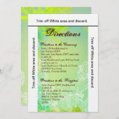 3.5x6 Routebeschrijving Kaart Spring Hibiscus Flow (Voorkant / Achterkant)