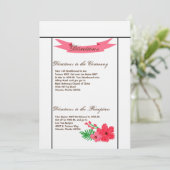 3.5x6 Routebeschrijving Kaart Spring Hibiscus Flow (Staand voorkant)