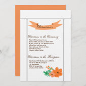 3.5x6 Routebeschrijving Kaart Spring Hibiscus Flow (Voorkant / Achterkant)