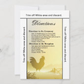 3.5x6 Routebeschrijving Kaart Sunny Morning Boerde (Voorkant)