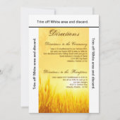 3.5x6 Routebeschrijving Kaart Sunrise Tarwe Countr (Voorkant)