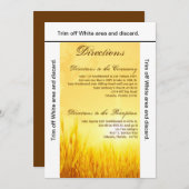 3.5x6 Routebeschrijving Kaart Sunrise Tarwe Countr (Voorkant / Achterkant)