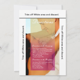 3.5x6 Routebeschrijving Kaart Sunset Fade Pink Tan