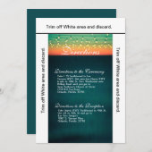 3.5x6 Routebeschrijving Kaart Sunset String Lights (Voorkant / Achterkant)