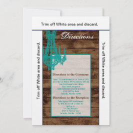 3.5x6 Routebeschrijving Kaart Westerne Rustieke Kr