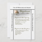 3.5x6 Routebeschrijving Kaart Winter Sunset Tree S (Voorkant)