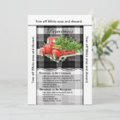 3.5x6 Routebeschrijving Kaart XMAS Truck Baffalo P (Staand voorkant)