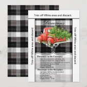 3.5x6 Routebeschrijving Kaart XMAS Truck Baffalo P (Voorkant / Achterkant)