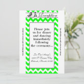 3.5x7 Ontvangkaart Teensneakers Chevron Kaart (Staand voorkant)