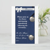 3.5x7 Ontvangstkaart Air Force Klasse A Uniform Kaart (Staand voorkant)