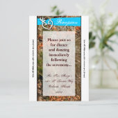 3.5x7 Ontvangstkaart Herten Paar Doe Buck Camo Kaart (Staand voorkant)