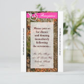 3.5x7 Ontvangstkaart Hertenstel Hind Doe Camo Informatiekaartje (Staand voorkant)