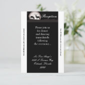 3.5x7 Ontvangstkaart Hunters Moon Herten Bok Hinde Kaart (Staand voorkant)