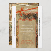 3.5x7 Ontvangstkaart Jagers Camouflage Kaart (Voorkant / Achterkant)