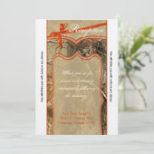 3.5x7 Ontvangstkaart Jagers Camouflage Kaart (Staand voorkant)