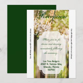 3.5x7 Ontvangstkaart Kristallen Kroonluchter Eiken Kaart (Voorkant / Achterkant)