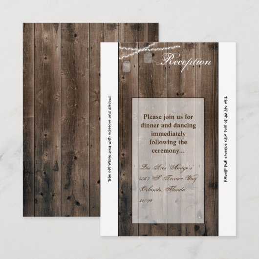 3.5x7 Ontvangstkaart Metselwerkpot Hanglamp Boerde Kaart (Voorkant / Achterkant)