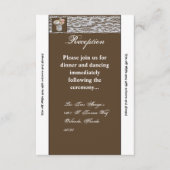 3.5x7 Ontvangstkaart Metselwerkpotten met Rozen Informatiekaartje (Voorkant)