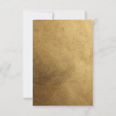 3.5x7 Ontvangstkaart Modern Streep Zwart Wit Con Kaart (Achterkant)