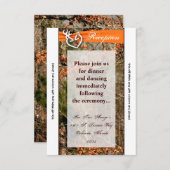 3.5x7 Ontvankaart Herten Koppel Ree Geweid Camo Kaart (Voorkant / Achterkant)