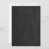 3.5x7 Ontvankaart Modern Schoolbord Kaart (Achterkant)