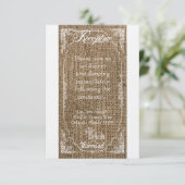 3.5x7 Opvang Kaart Eat Drink moet gehuwd zijn (Staand voorkant)