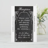 3.5x7 Opvang Kaart Modern Chalkboard (Staand voorkant)