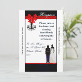 3.5x7 Receptie Kaart (Staand voorkant)