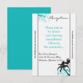 3.5x7 Receptie Kaart Beach Breeze Ocean Water Trop (Voorkant / Achterkant)