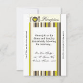 3.5x7 Receptie Kaart China Bord Silverware Plaats (Voorkant)