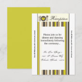 3.5x7 Receptie Kaart China Bord Silverware Plaats (Voorkant / Achterkant)