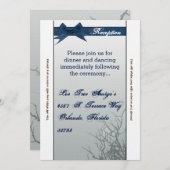 3.5x7 Receptie Kaart Frosted Glass gebarsten spieg (Voorkant / Achterkant)