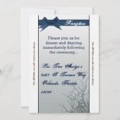 3.5x7 Receptie Kaart Frosted Glass gebarsten spieg (Voorkant)