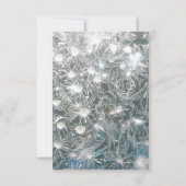 3.5x7 Receptie Kaart Gebarsten Ijs Wintersneeuw Ij (Achterkant)
