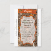 3.5x7 Receptie Kaart Jacht Paar Herten Doe Buck (Voorkant)