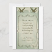 3.5x7 Receptie Kaart Land Eend Jacht Rustiek (Voorkant)