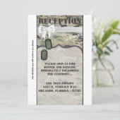 3.5x7 Receptie Kaart Leger Luchtmacht OCP Camo Uni (Staand voorkant)