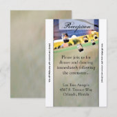 3.5x7 Receptie Kaart Mason Jar Kaarsenhouders Coun (Voorkant / Achterkant)