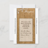 3.5x7 Receptie Kaart Mason Jar String Lights Burla (Voorkant)