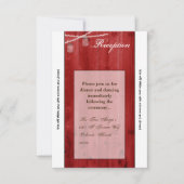 3.5x7 Receptie Kaart Mason Jar String Lights Wood (Voorkant)