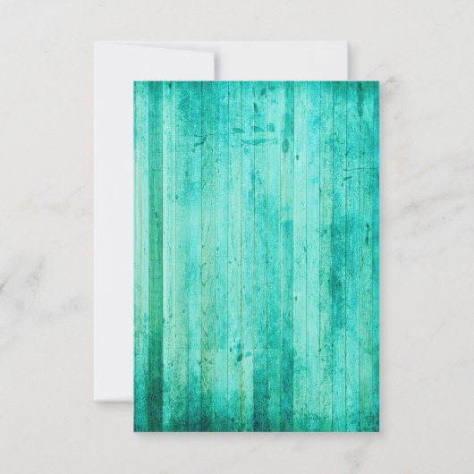 3.5x7 Receptie Kaart Mason Jar String Lights Wood (Achterkant)