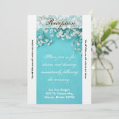 3.5x7 Receptie Kaart Spring Babys Adembloem (Staand voorkant)