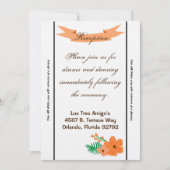 3.5x7 Receptie Kaart Spring Hibiscus Flower Hawaii (Voorkant)