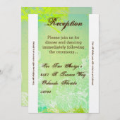 3.5x7 Receptie Kaart Spring Hibiscus Flower Hawaii (Voorkant / Achterkant)