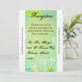 3.5x7 Receptie Kaart Spring Hibiscus Flower Hawaii (Staand voorkant)