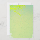 3.5x7 Receptie Kaart Spring Hibiscus Flower Hawaii (Achterkant)