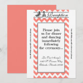 3.5x7 Receptie Kaart Teenage Sneakers Chevron (Voorkant / Achterkant)