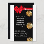 3.5x7 Reception Kaart Marine Dress Blues Uniform (Voorkant / Achterkant)